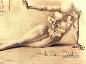 Salvador Dali Werke - La ciudad de los cajones 2 Salvador Dali